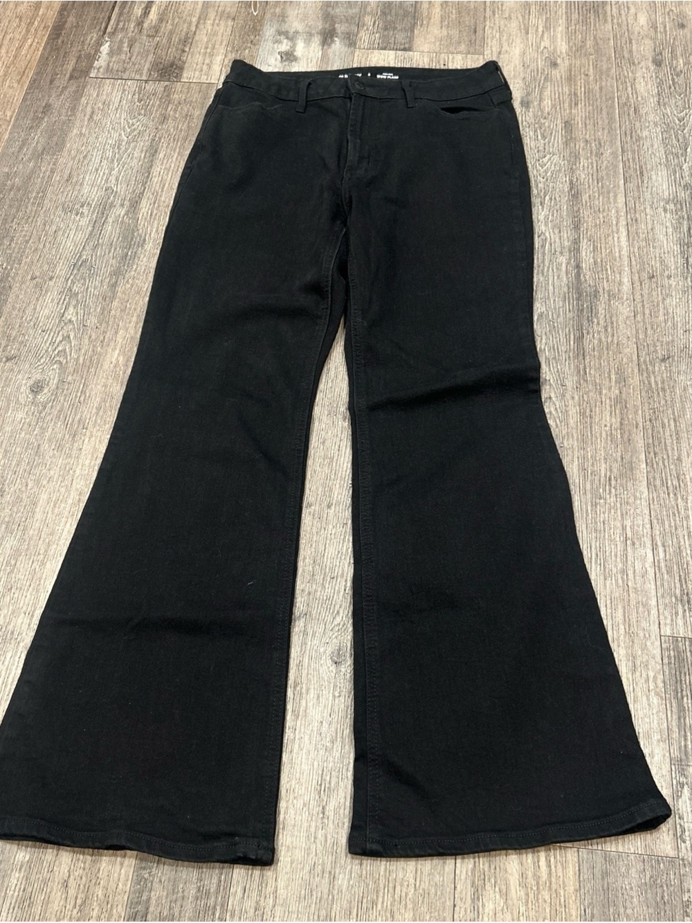 Women's Black Flare Jeans - Sleek Everyday Style